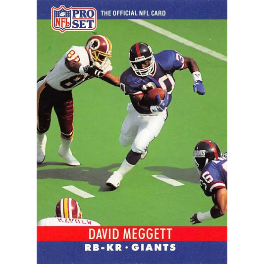 1990 Pro Set #228 Dave Meggett NM-MT New York Giants Football Card - Football Card Single