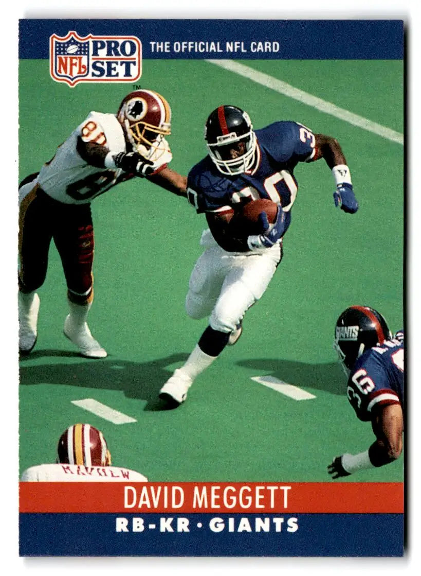 1990 Pro Set #228 David Meggett - Football Card Single