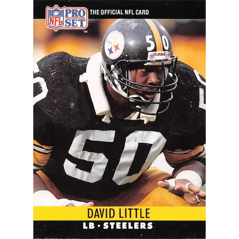 1990 Pro Set #271 David Little NM-MT Pittsburgh Steelers Football Card - Football Card Single