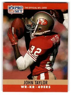 1990 Pro Set #297 John Taylor - Football Card Single