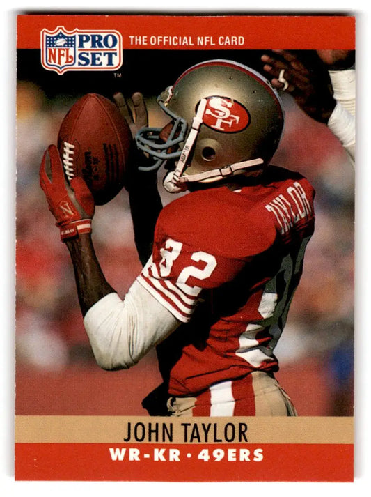 1990 Pro Set #297 John Taylor - Football Card Single