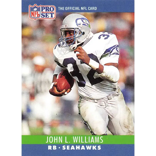1990 Pro Set #306 John L. Williams NM-MT Seattle Seahawks Football Card - Football Card Single