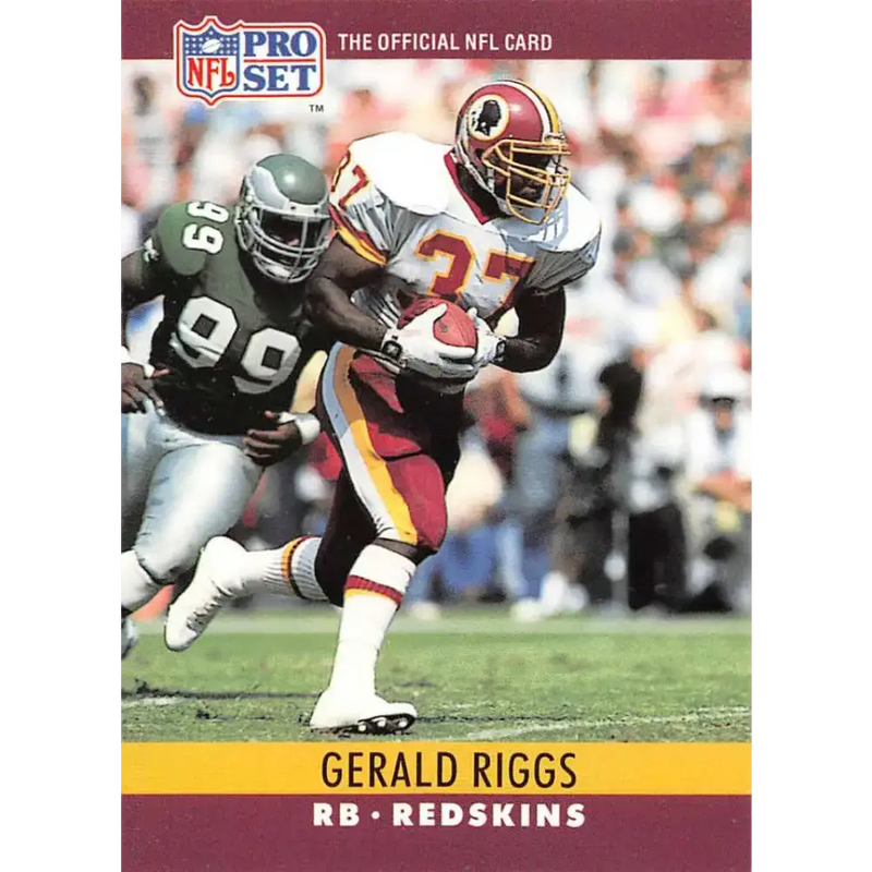 1990 Pro Set #329 Gerald Riggs NM-MT Washington Redskins Football Card - Football Card Single
