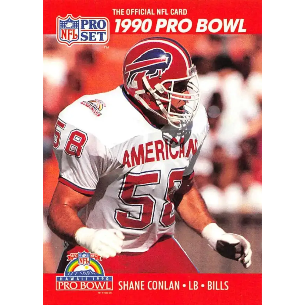 1990 Pro Set #337 Shane Conlan NM-MT Buffalo Bills Football Card - Football Card Single