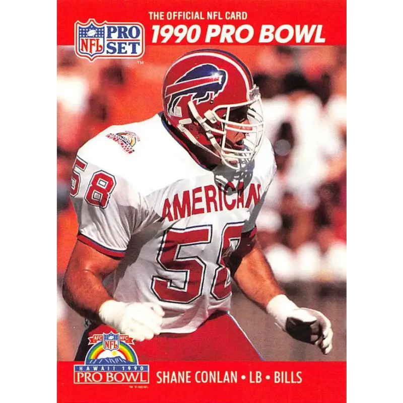 1990 Pro Set #337 Shane Conlan NM-MT Buffalo Bills Football Card - Football Card Single