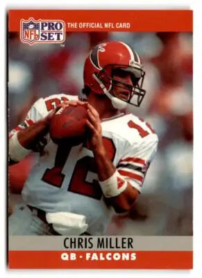 1990 Pro Set #35 Chris Miller - Football Card Single