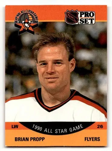 1990 Pro Set #360 Brian Propp Philadelphia Flyers Hockey Cards EX/NM ID:60548 - Hockey Card Single