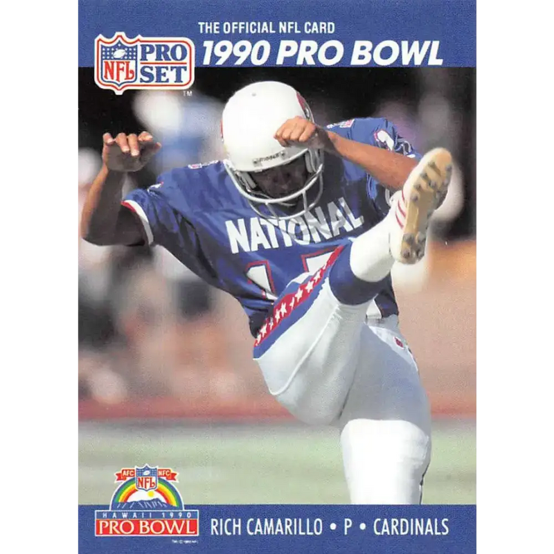 1990 Pro Set #383 Rich Camarillo NM-MT Phoenix Cardinals Football Card - Football Card Single