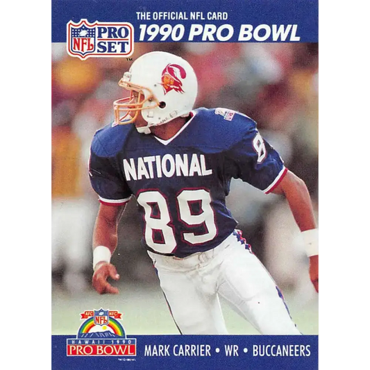 1990 Pro Set #384 Mark Carrier NM-MT Tampa Bay Buccaneers Football Card - Football Card Single