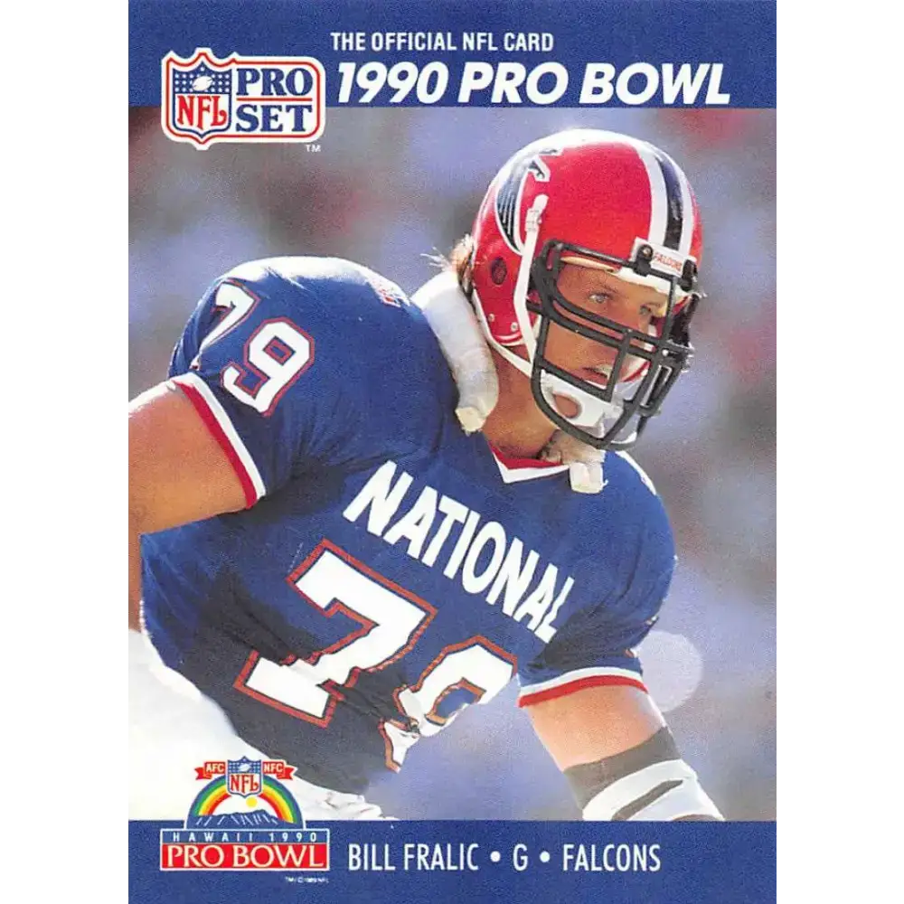 1990 Pro Set #389 Bill Fralic NM-MT Atlanta Falcons Football Card - Football Card Single