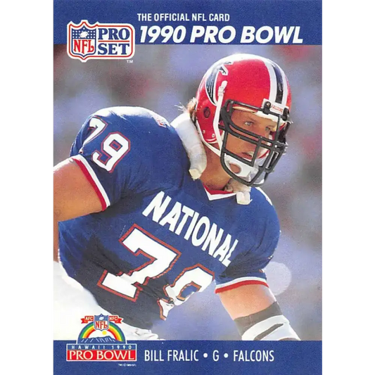 1990 Pro Set #389 Bill Fralic NM-MT Atlanta Falcons Football Card - Football Card Single