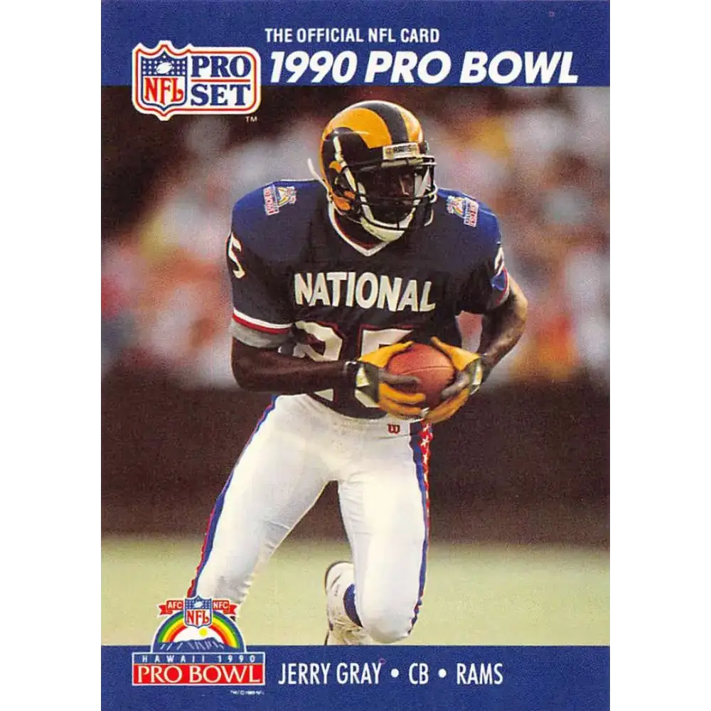 1990 Pro Set #391 Jerry Gray NM-MT Los Angeles Rams Football Card - Football Card Single