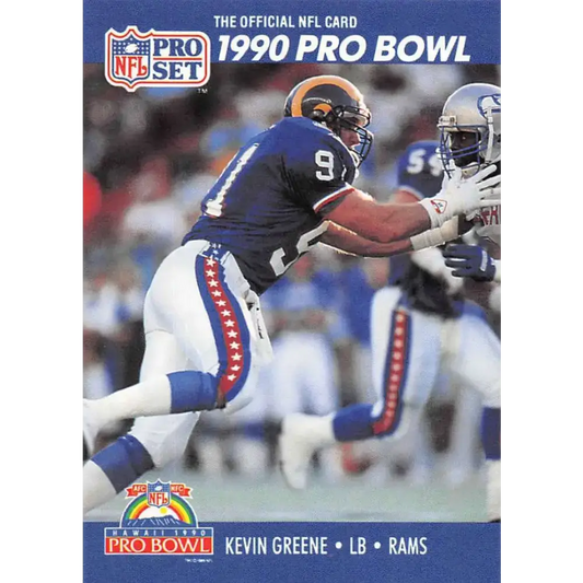 1990 Pro Set #392 Kevin Greene NM-MT Los Angeles Rams Football Card - Football Card Single