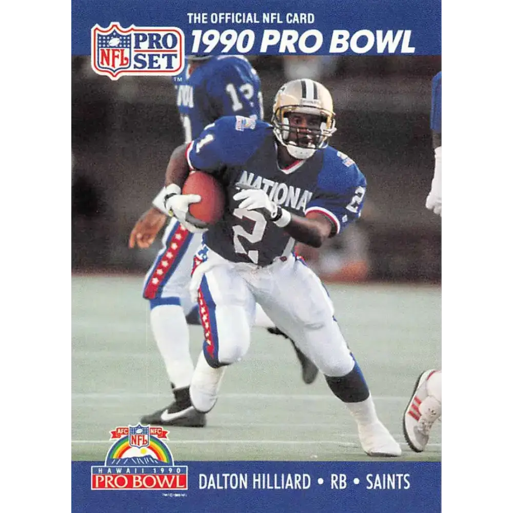 1990 Pro Set #395 Dalton Hilliard NM-MT New Orleans Saints Football Card - Football Card Single