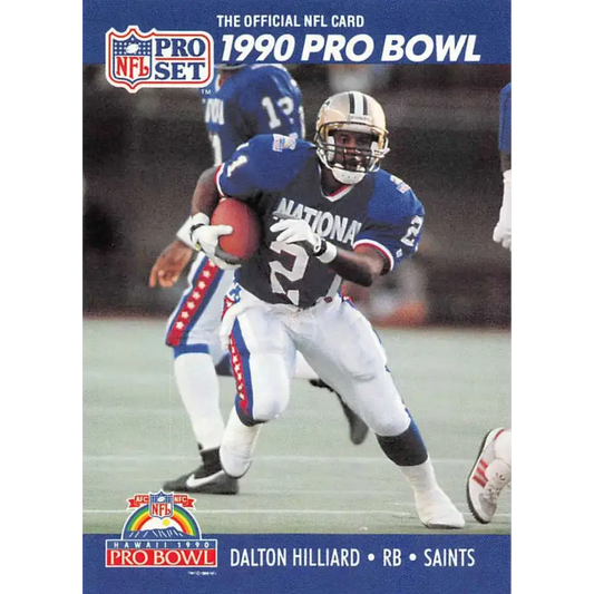 1990 Pro Set #395 Dalton Hilliard NM-MT New Orleans Saints Football Card - Football Card Single