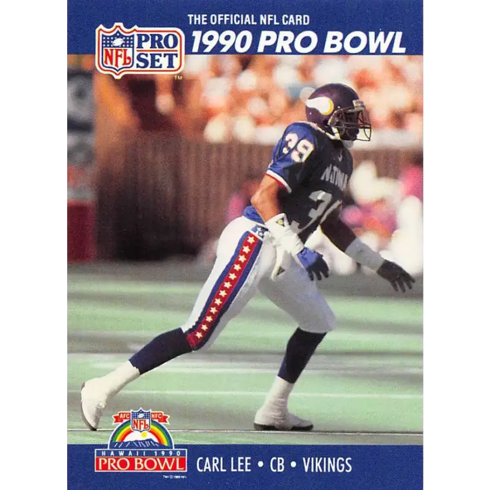 1990 Pro Set #399 Carl Lee NM-MT Minnesota Vikings Football Card - Football Card Single