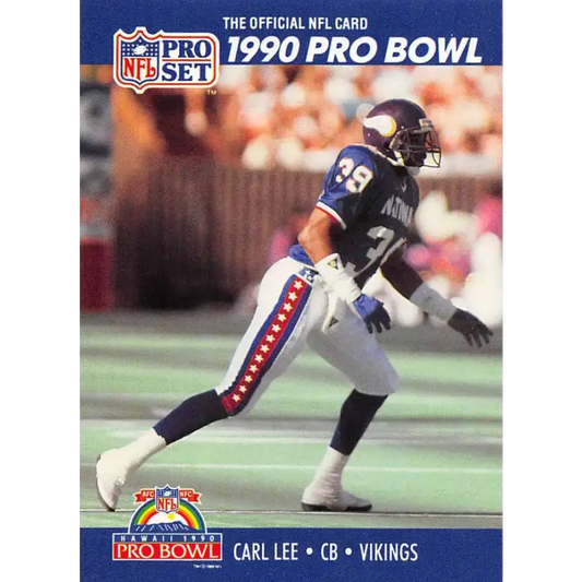 1990 Pro Set #399 Carl Lee NM-MT Minnesota Vikings Football Card - Football Card Single