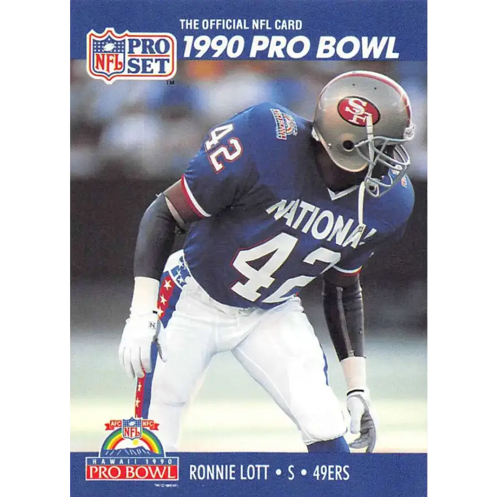 1990 Pro Set #400 Ronnie Lott NM-MT San Francisco 49ers Football Card - Football Card Single