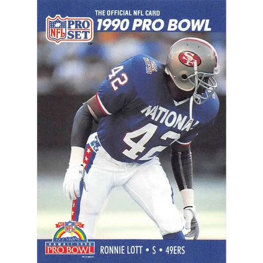 1990 Pro Set #400 Ronnie Lott NM-MT San Francisco 49ers Football Card - Football Card Single