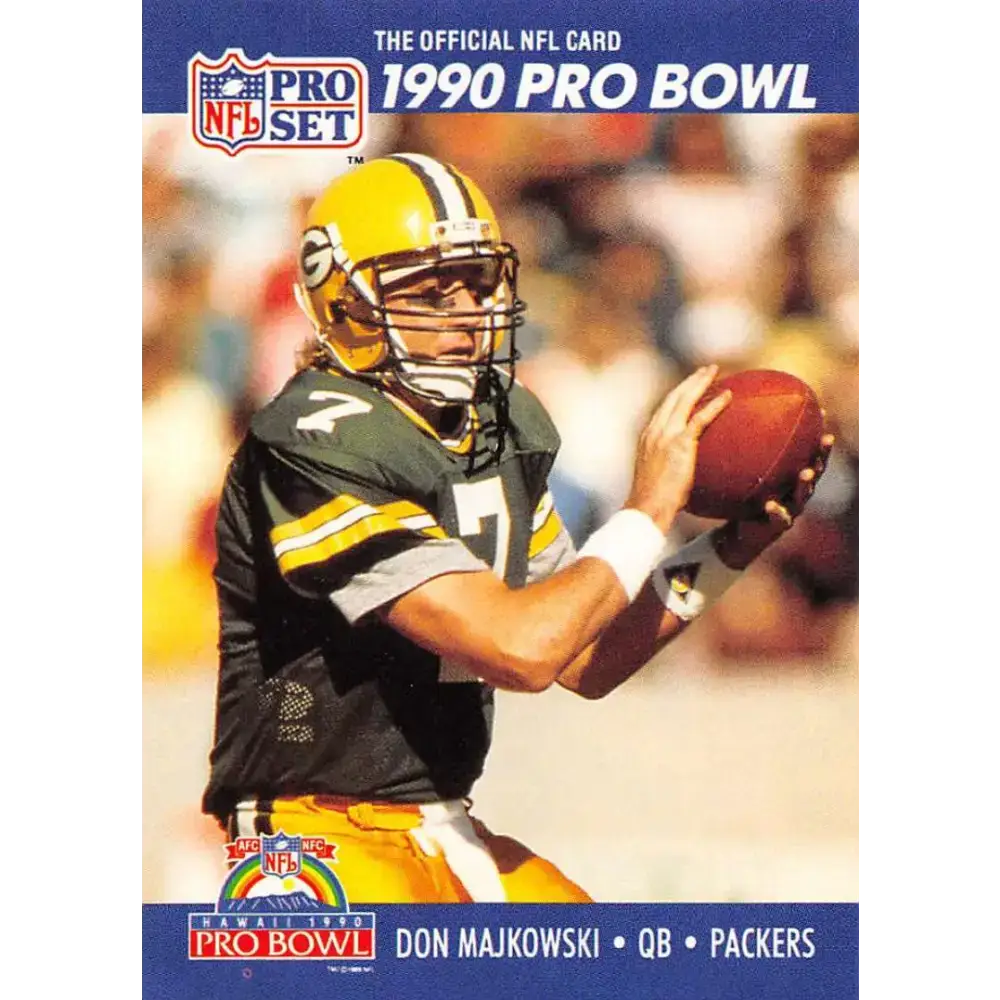 1990 Pro Set #401 Don Majkowski NM-MT Green Bay Packers Football Card - Football Card Single