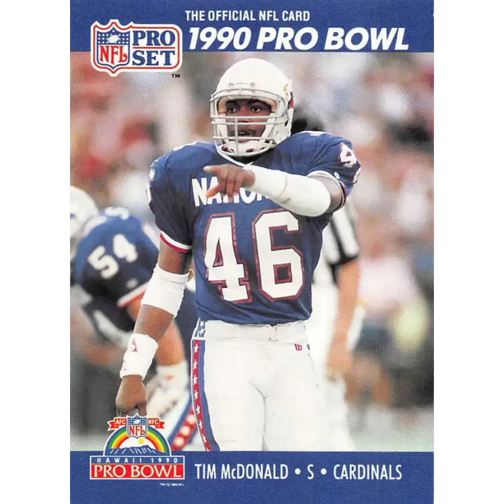 1990 Pro Set #404 Tim McDonald NM-MT Phoenix Cardinals Football Card - Football Card Single