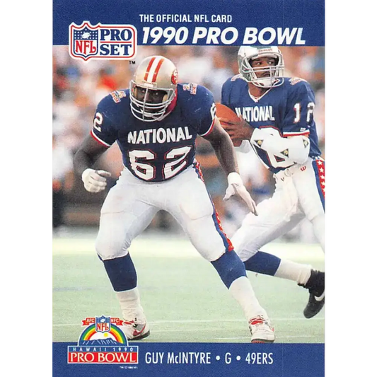 1990 Pro Set #405 Guy McIntyre NM-MT San Francisco 49ers Football Card - Football Card Single