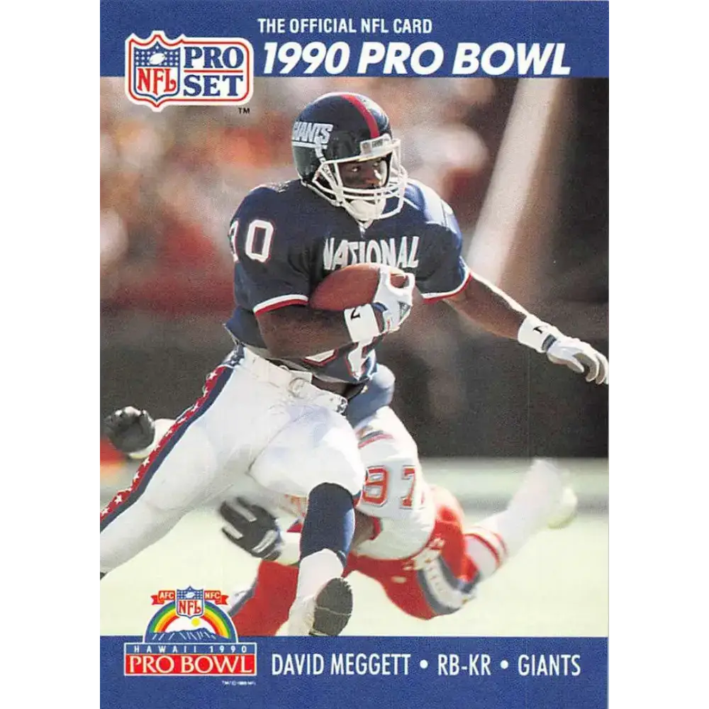 1990 Pro Set #406 Dave Meggett NM-MT New York Giants Football Card - Football Card Single