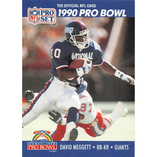 1990 Pro Set #406 Dave Meggett NM-MT New York Giants Football Card - Football Card Single
