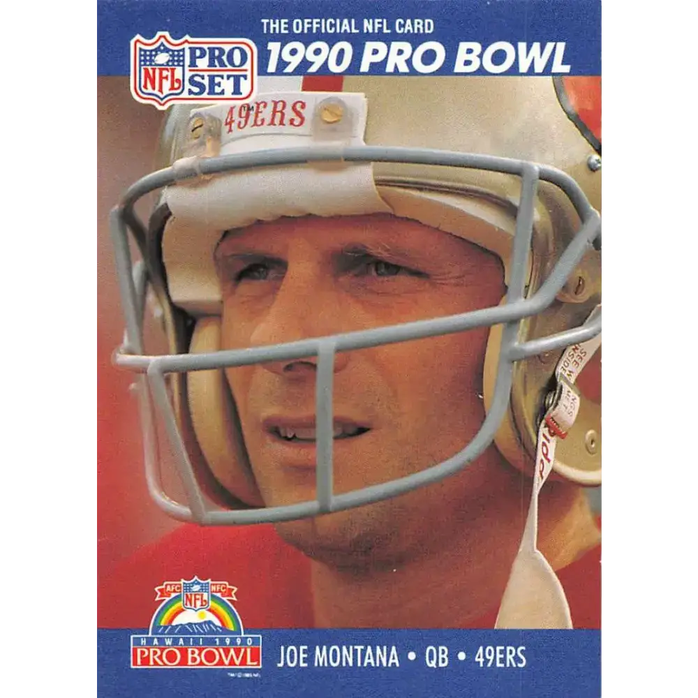 1990 Pro Set #408 Joe Montana NM-MT San Francisco 49ers Football Card - Football Card Single