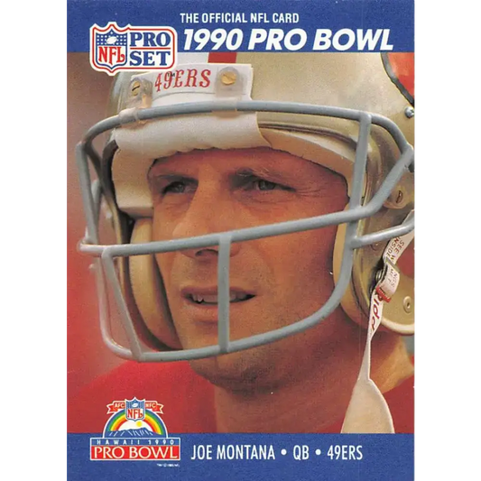 1990 Pro Set #408 Joe Montana NM-MT San Francisco 49ers Football Card - Football Card Single