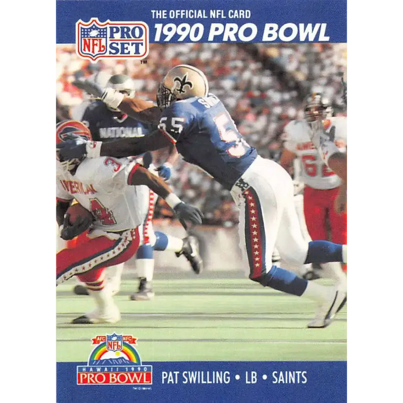 1990 Pro Set #420 Pat Swilling NM-MT New Orleans Saints Football Card - Football Card Single