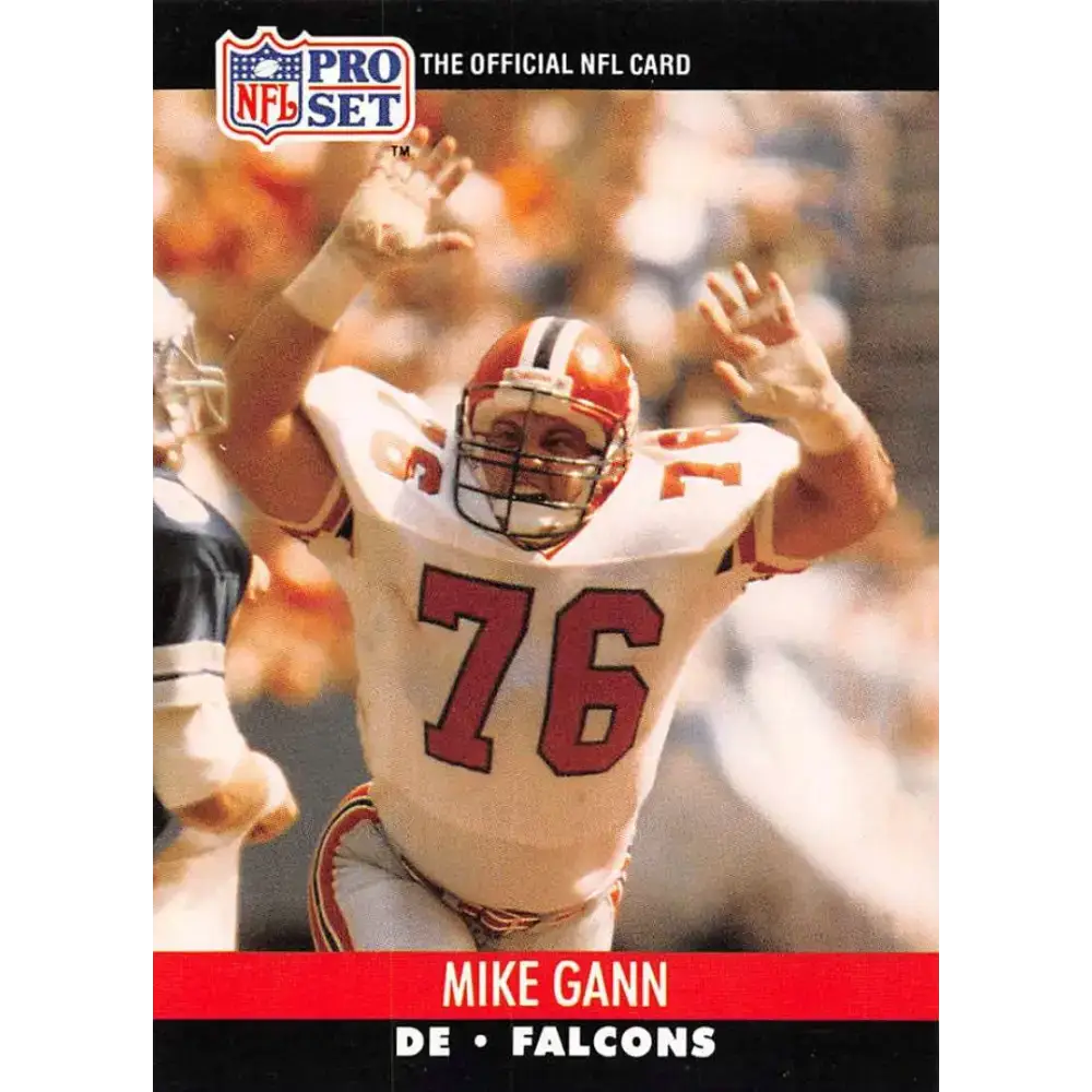 1990 Pro Set #429 Mike Gann NM-MT Atlanta Falcons Football Card - Football Card Single