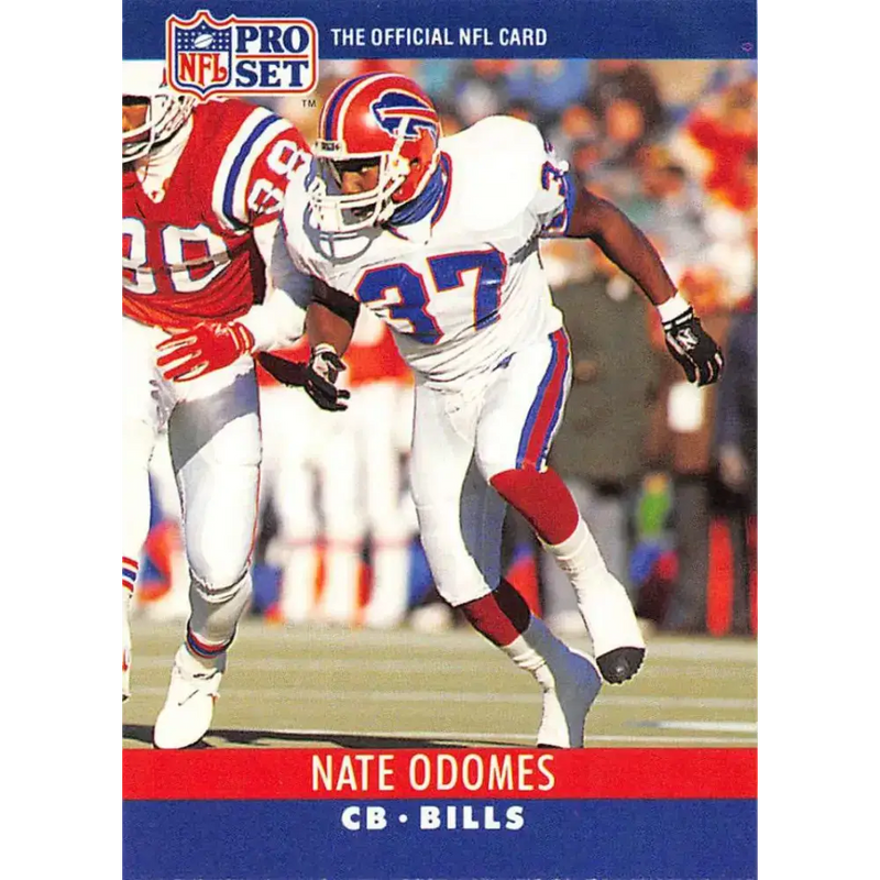 1990 Pro Set #43 Nate Odomes NM-MT RC Rookie Buffalo Bills Football Card - Football Card Single