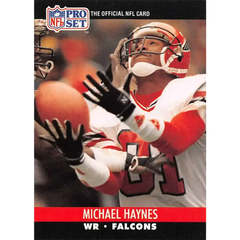 1990 Pro Set #431 Michael Haynes NM-MT RC Rookie Atlanta Falcons Football Card - Football Card Single