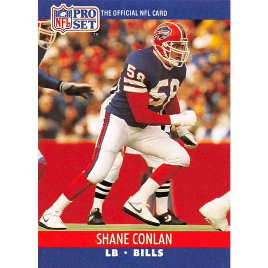 1990 Pro Set #437 Shane Conlan NM-MT Buffalo Bills Football Card - Football Card Single