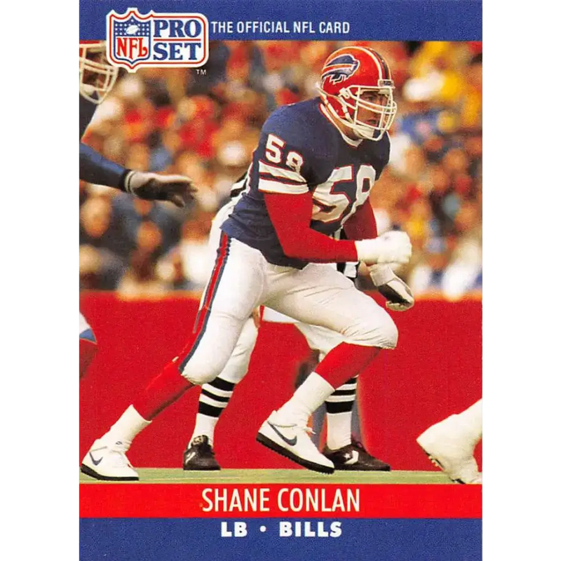 1990 Pro Set #437 Shane Conlan NM-MT Buffalo Bills Football Card - Football Card Single