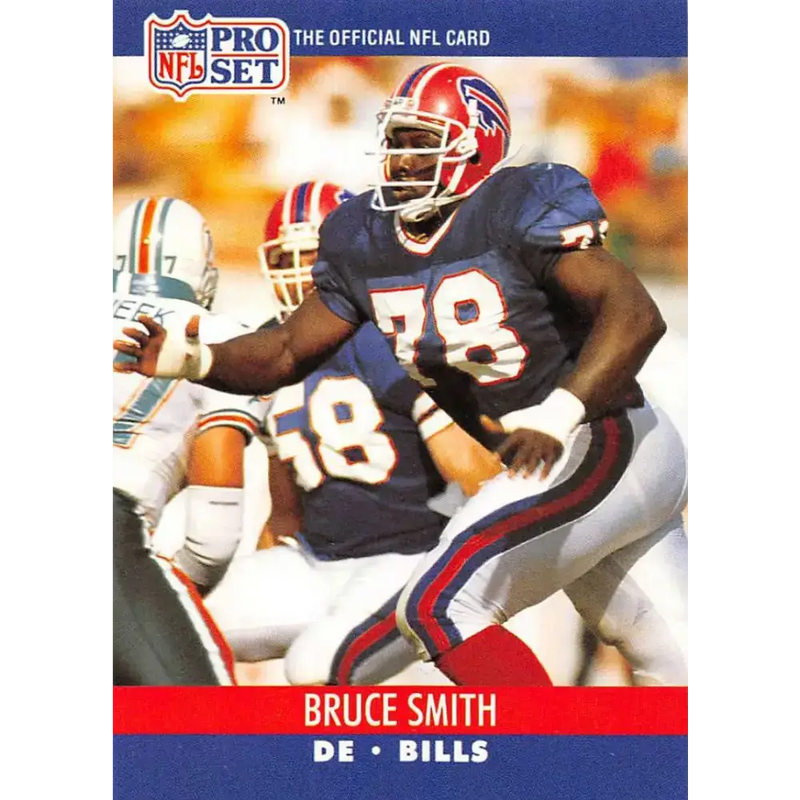 1990 Pro Set #443 Bruce Smith NM-MT Buffalo Bills Football Card - Football Card Single