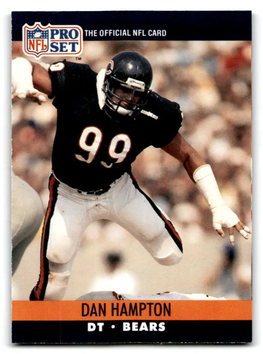 Original gloss 1990 Pro Set 449b Dan Hampton COR near mint football card