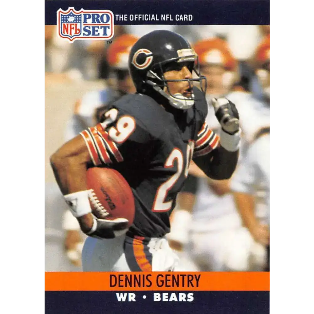 1990 Pro Set #451 Dennis Gentry NM-MT Chicago Bears Football Card - Football Card Single