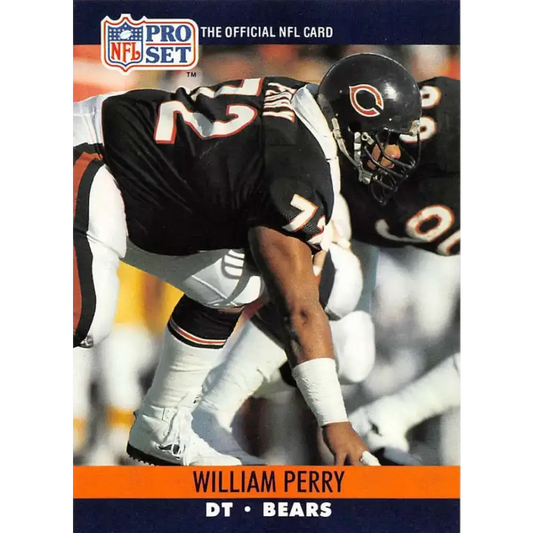 1990 Pro Set #455 William Perry NM-MT Chicago Bears Football Card - Football Card Single