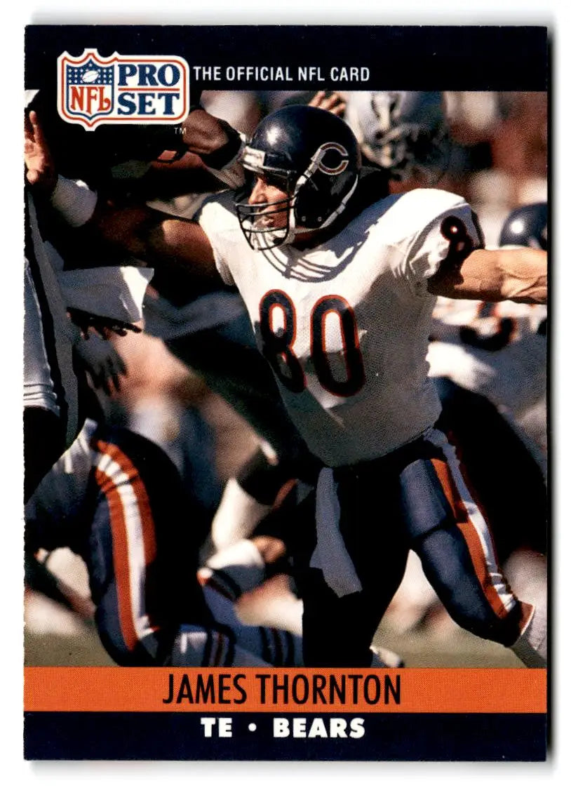 1990 Pro Set #457 James Thornton - Football Card Single