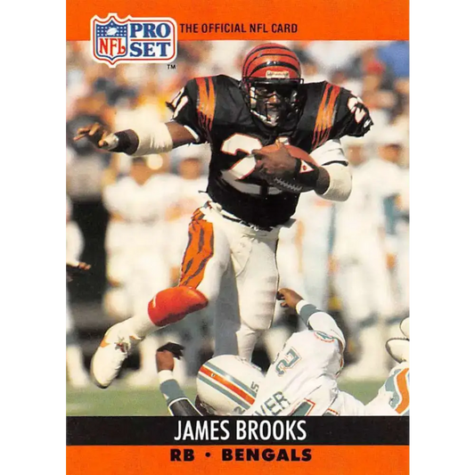 1990 Pro Set #461 James Brooks NM-MT Cincinnati Bengals Football Card - Football Card Single