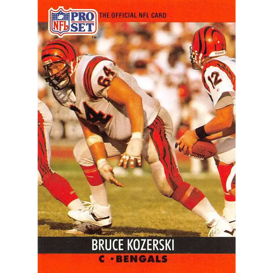 1990 Pro Set #465 Bruce Kozerski NM-MT Cincinnati Bengals Football Card - Football Card Single