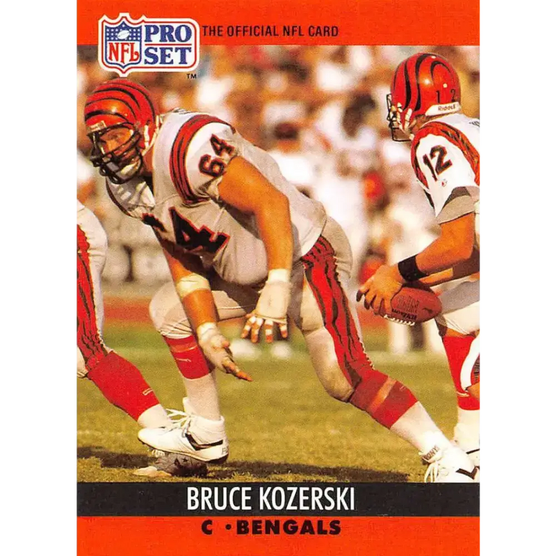 1990 Pro Set #465 Bruce Kozerski NM-MT Cincinnati Bengals Football Card - Football Card Single