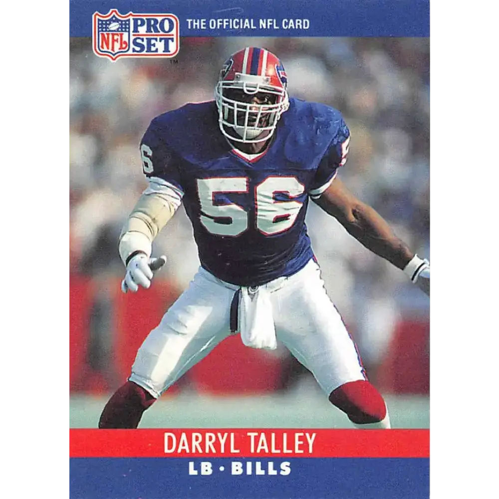 1990 Pro Set #47 Darryl Talley NM-MT Buffalo Bills Football Card - Football Card Single