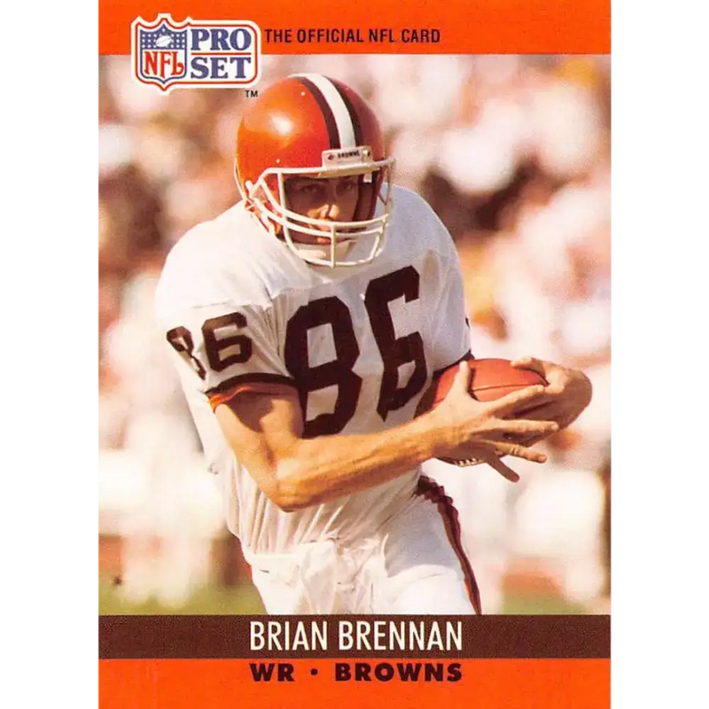 1990 Pro Set #470 Brian Brennan NM-MT Cleveland Browns Football Card - Football Card Single
