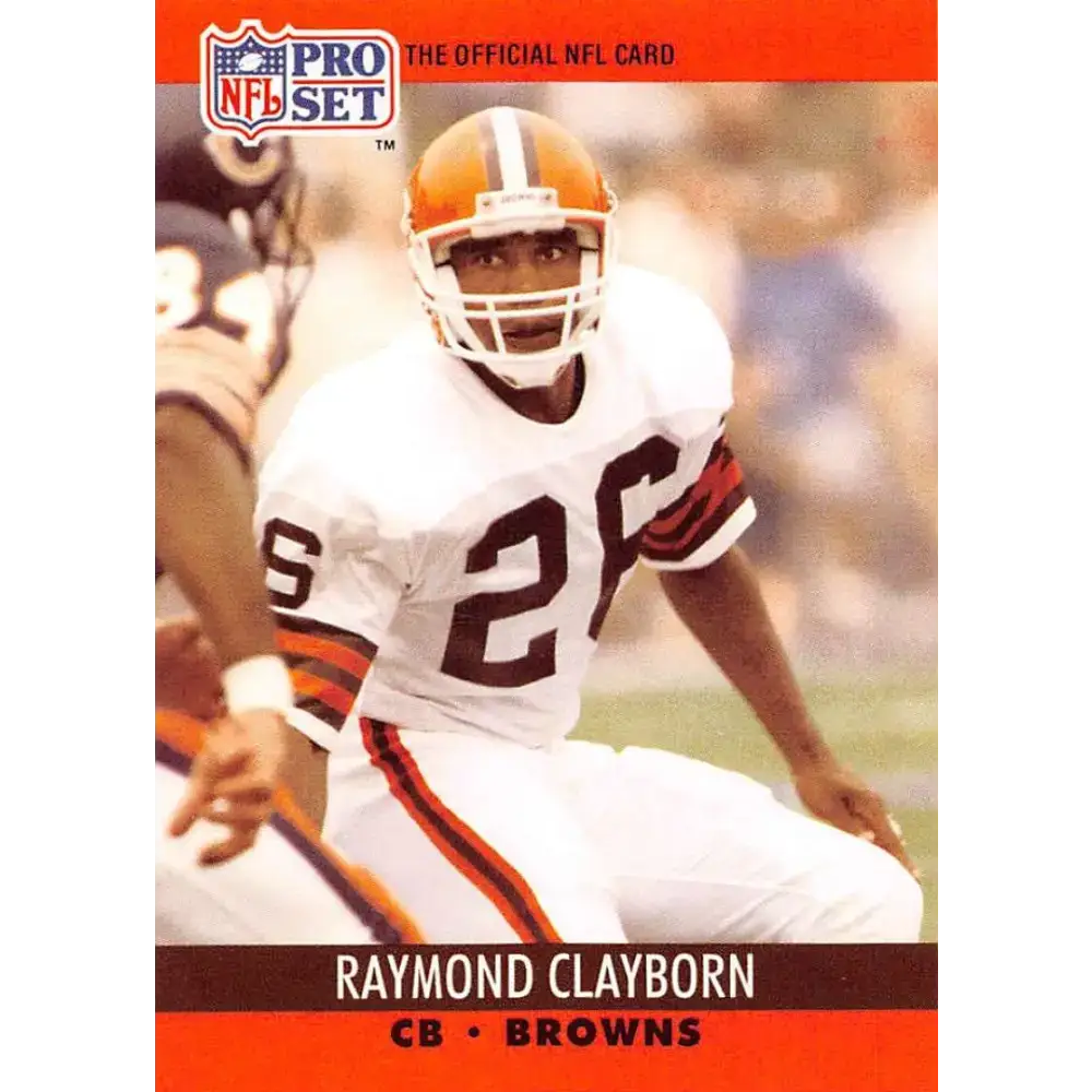 1990 Pro Set #471 Raymond Clayborn NM-MT Cleveland Browns Football Card - Football Card Single