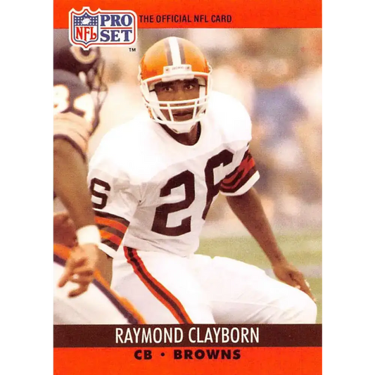 1990 Pro Set #471 Raymond Clayborn NM-MT Cleveland Browns Football Card - Football Card Single