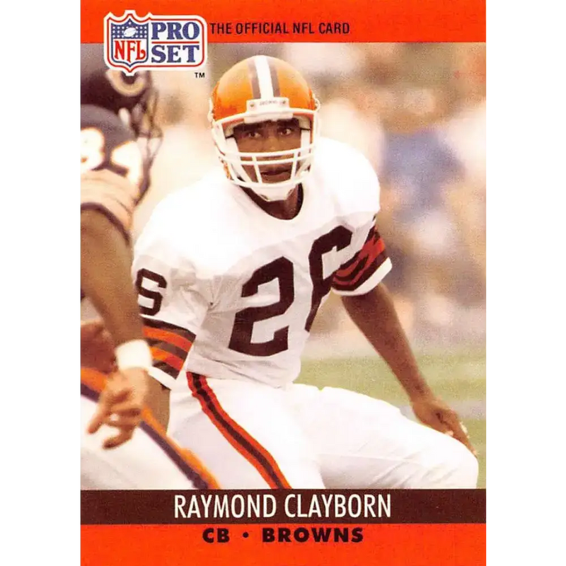 1990 Pro Set #471 Raymond Clayborn NM-MT Cleveland Browns Football Card - Football Card Single