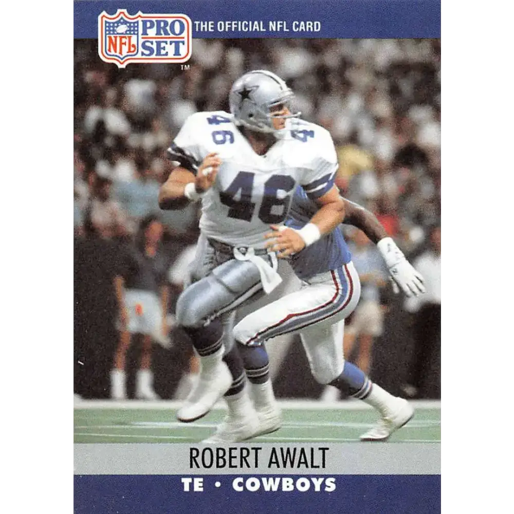 1990 Pro Set #479 Robert Awalt NM-MT Dallas Cowboys Football Card - Football Card Single